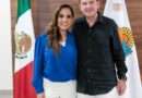 Mara Lezama y Emilio Romano se reúnen para organización de la 89 Convención Bancaria en Cancún