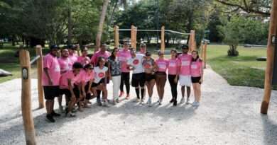 Constata Mara Lezama renovación de gimnasio al aire libre en el Kilómetro 0 de la zona hotelera de Cancún