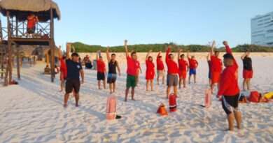 LISTOS GUARDAVIDAS DE CANCÚN PARA PROTEGER A VISITANTES EN SEMANA SANTA