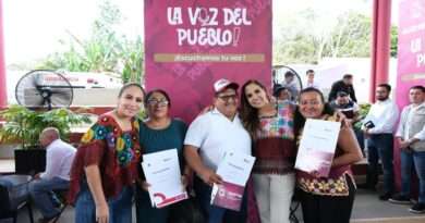 Mara Lezama escucha y atiende de frente al pueblo en audiencia pública en X-Pichil, comunidad maya de Carrillo Puerto