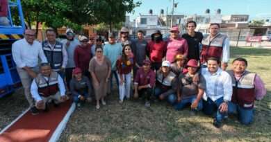 Informa Mara Lezama rehabilitación del parque Los Almendros en Chetumal como parte del rescate de espacios públicos