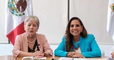 Refuerzan Mara Lezama y Alicia Bárcena combate al sargazo con nuevo buque de alta capacidad