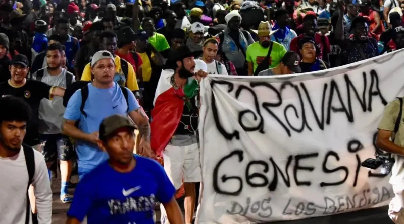 Disuelven caravana migrante “Génesis” en Chiapas