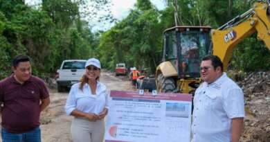 Inicia construcción municipal de barda perimetral en la Unidad Deportiva Revolución de Cozumel