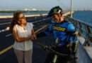 Supervisa Mara Lezama pruebas de la Ruta 27 sobre el puente Nichupté