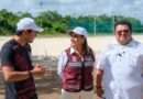 Impulsan Mara Lezama y José Luis Chacón nuevas canchas de Fútbol 5 en Cozumel, parte del proyecto Mundial Social