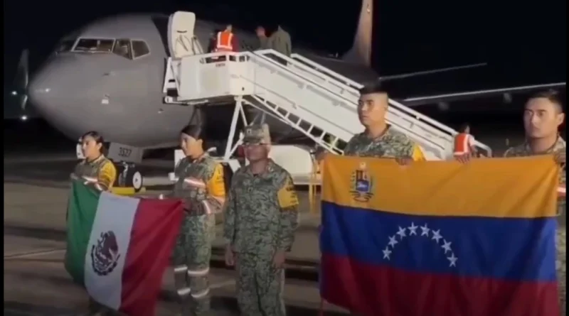 Delcy Rodríguez agradece a México envío de rescatistas para apoyar salvamentos tras sismos en Venezuela