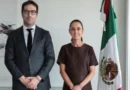 Sheinbaum recibe en Palacio Nacional al ministro de Economía de España