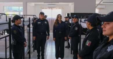 Supervisa Mara Lezama remodelación de la Base de la Policía Estatal en Cancún con inversión de casi 10 mdp