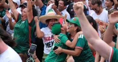 Mara Lezama vive la pasión del Mundial junto a la afición en Malecón Tajamar de Cancún