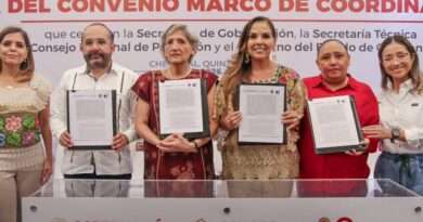 Convenio con CONAPO permitirá mejorar planes y políticas públicas, y la transformación se refleje en prosperidad compartida: Mara Lezama
