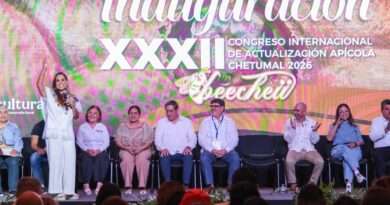 Inaugura Mara Lezama Congreso Internacional Apícola y destaca la actividad para bienestar y prosperidad de familias