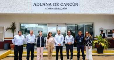 Supervisan Mara Lezama y titular de Aduanas avances para continuar con la agilización de atención a pasajeros en el Aeropuerto de Cancún