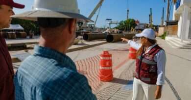 Supervisa Mara Lezama Distribuidor Vial Kukulcán, obra que registra casi 30% de avance
