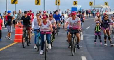 Arranca Mara Lezama “PuenteyAndo”, en el Puente Nichupté con más de 6 mil asistentes; espacio dominical de convivencia familiar