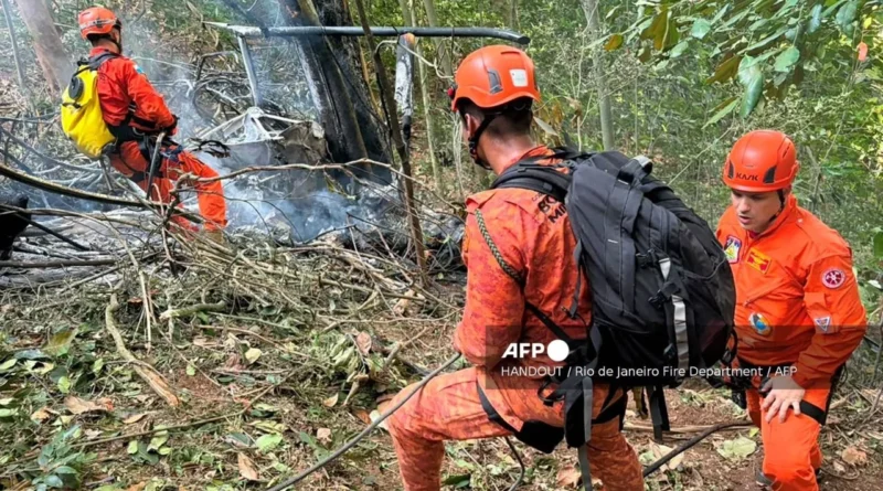 Tragedia en Río de Janeiro: tres colombianas mueren al estrellarse un helicóptero